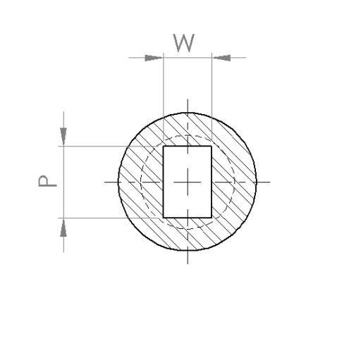 26602 lisce scarico cilindrico D=22 - immagine 2