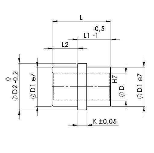 Boccola per tavolino di estrazione D=18 - immagine 2
